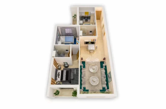 Appartement 84 m²