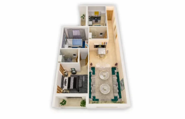 Appartement 84 m²