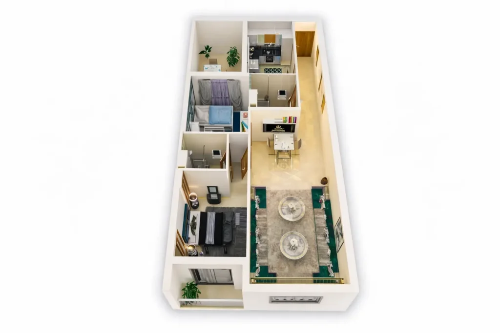 Appartement 91 m